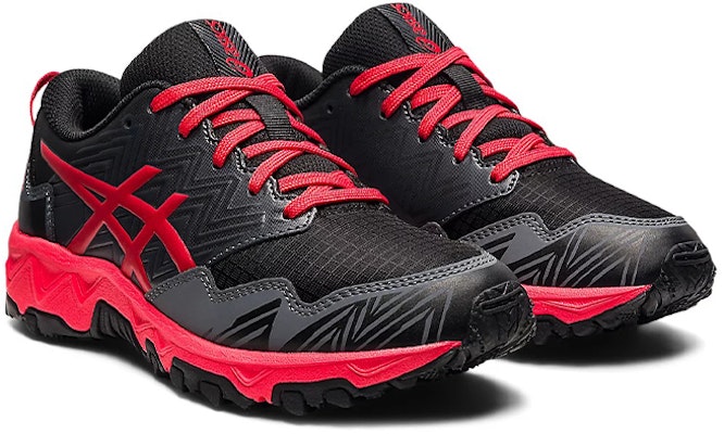 (JR) ASICS Gel-Fuji Trabuco 8 'Negro Rojo Eléctrico' 1014A137-010 Lookbook (JR) ASICS Gel-Fuji Trabuco 8 'Negro Rojo Eléctrico' 1014A137-010