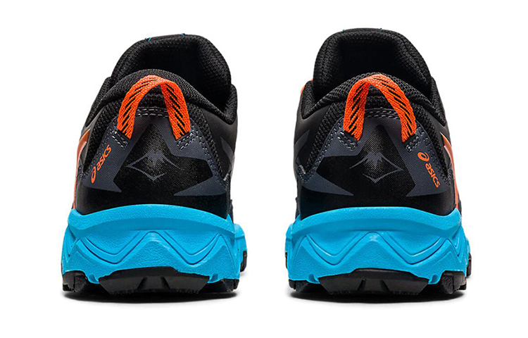 Shop (Youth) ASICS Gel-Fuji Trabuco 8 Black/Blue/Orange 1014A137-004