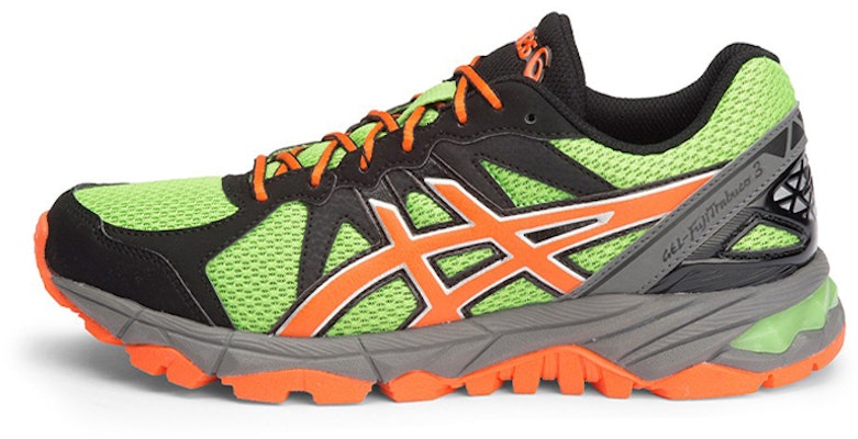 (Youth) ASICS GEL-FujiTrabuco 3 'Black Green Orange' C432N-8530 Buy (Youth) ASICS GEL-FujiTrabuco 3 'Black Green Orange' C432N-8530