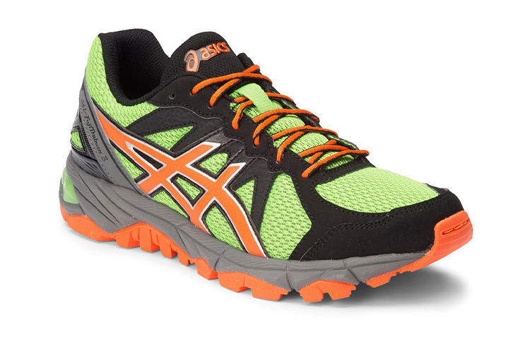 Lookbook (JR) 아식스 젤-후지트라부코 3 '블랙/그린/오렌지' C432N-8530