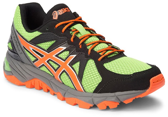 (Youth) ASICS GEL-FujiTrabuco 3 'Black Green Orange' C432N-8530 Lookbook (Youth) ASICS GEL-FujiTrabuco 3 'Black Green Orange' C432N-8530
