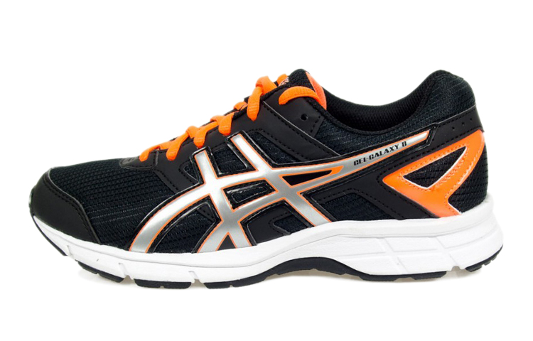 Buy (JR) ASICS Gel-Galaxy 8 'Hitam Perak Oren' C520N-9993