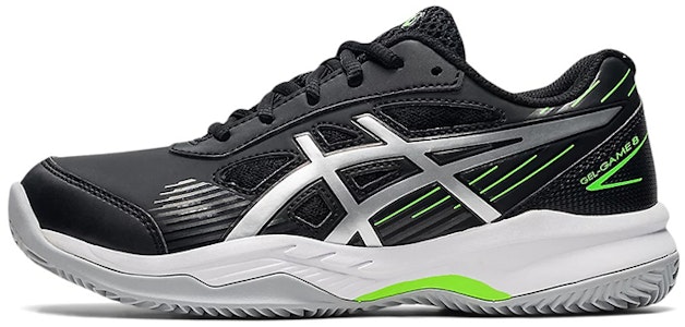 (JR) 亚瑟士Gel-Game 8 Clay黑银网球鞋 1044A024-004 Buy (JR) 亚瑟士Gel-Game 8 Clay黑银网球鞋 1044A024-004