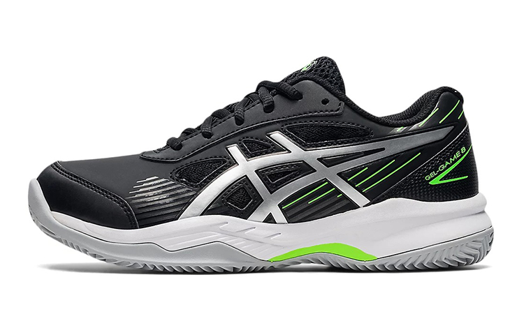 (Youth) ASICS Gel-Game 8 Clay 'Black Silver' 1044A024-004