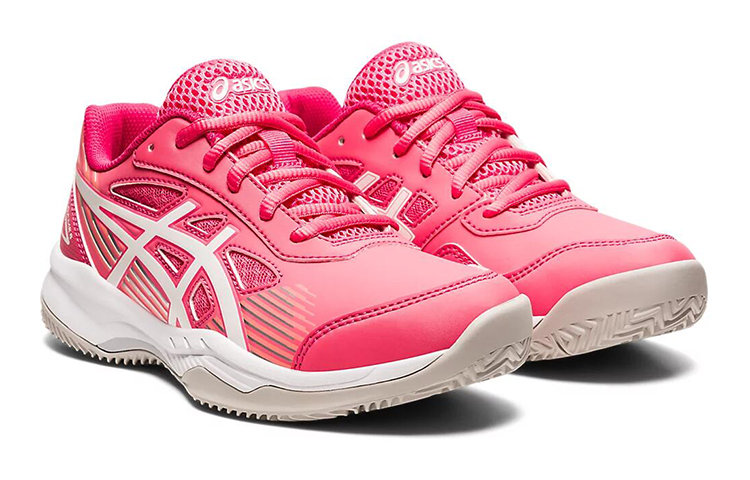Lookbook (JR) ASICS Gel-Game 8 Clay Schoenen Roze/Wit OC 1044A024-700