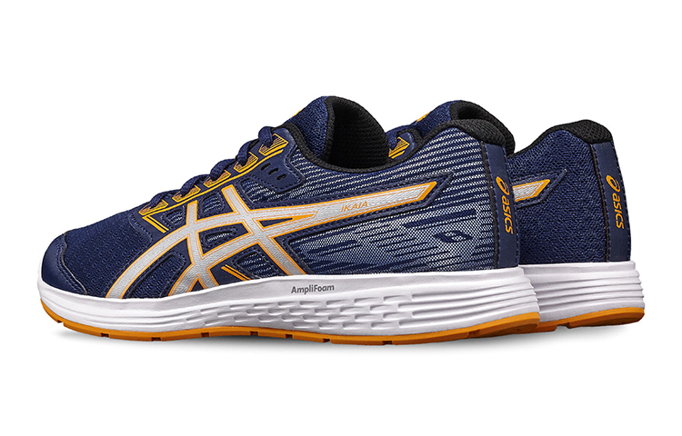 Shop (JR) （ユース）ASICS ゲル-イカイア 8 'ネイビー イエロー' 1014A073-402 1014A073-402