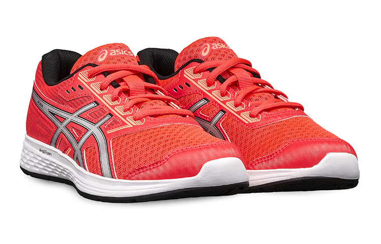 Lookbook (JR) (ユース) ASICS ゲル イカイア 8 'サンライズ レッド シルバー' 1014A073-702 1014A073-702