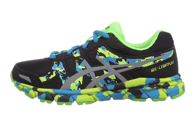 (Youth) ASICS Gel-Lightplay 'Black Yellow' C441N-9093