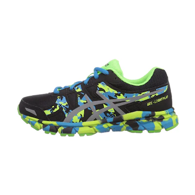 (Youth) ASICS Gel-Lightplay 'Black Yellow'