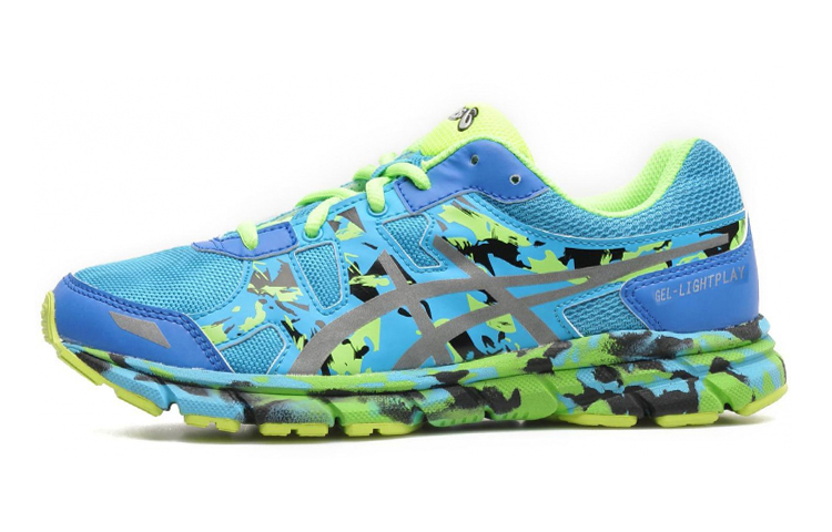 (Youth) ASICS Gel-Lightplay 'Blue Yellow' C441N-6193