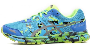 (Youth) ASICS Gel-Lightplay 'Blue Yellow' C441N-6193 (Youth) ASICS Gel-Lightplay 'Blue Yellow' C441N-6193