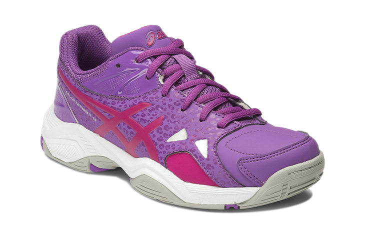 Lookbook 大童 Asics Gel-Netburner 18 緩震防滑 穩定支撐運動跑步鞋 地瓜紫