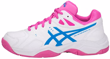 (Youth) ASICS Gel-Netburner 18 'White Neon Pink' C610Y-0141 (Youth) ASICS Gel-Netburner 18 'White Neon Pink' C610Y-0141