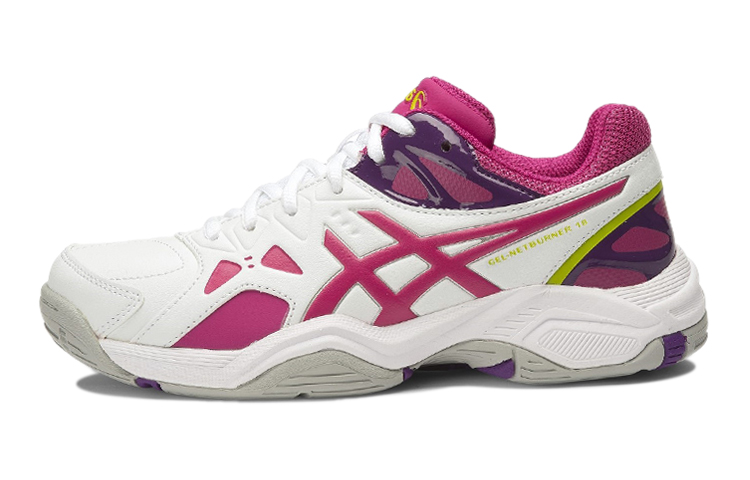 (Youth) ASICS Gel-Netburner 18 'White Rose Purple' C610Y-0121
