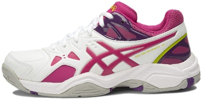 (Youth) ASICS Gel-Netburner 18 'White Rose Purple' C610Y-0121 (Youth) ASICS Gel-Netburner 18 'White Rose Purple' C610Y-0121