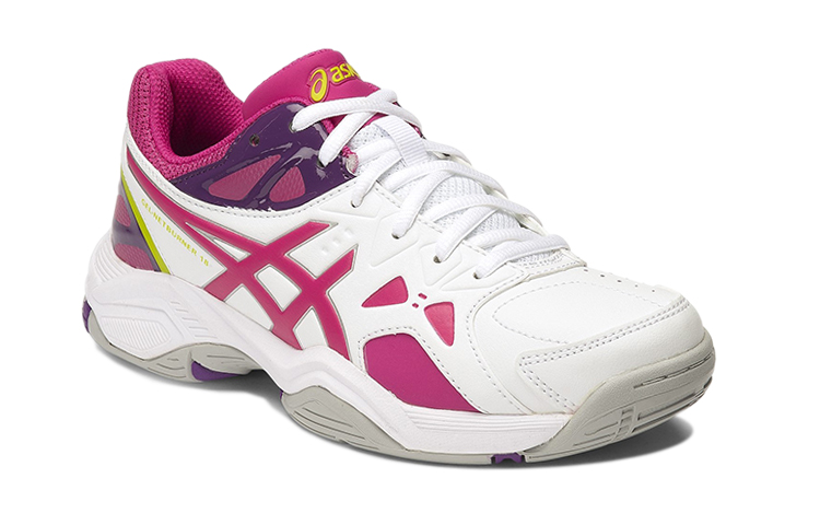 Lookbook (JR) アシックス ゲルネットバーナー18 白×ローズパープル C610Y-0121