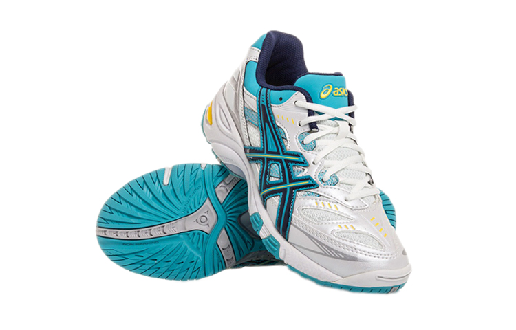 Shop (JR) 亚瑟士Gel-Netburner Ignite 7 跑鞋 '白色蓝色' C314Y-0159