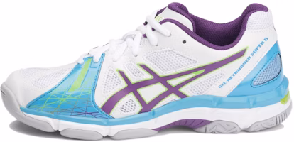 (Youth) ASICS Gel-Netburner Super 5 'White Blue' C514Y-0175 (Youth) ASICS Gel-Netburner Super 5 'White Blue' C514Y-0175