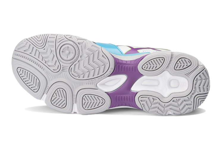 Lookbook 大童 Asics Gel-Netburner Super 5 舒適耐磨 低筒運動排球鞋 白藍