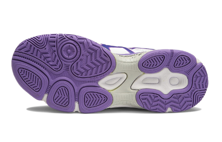 Shop (JR) ASICS Gel-Netburner Super 6 'Blanco Morado' C609Y-0143