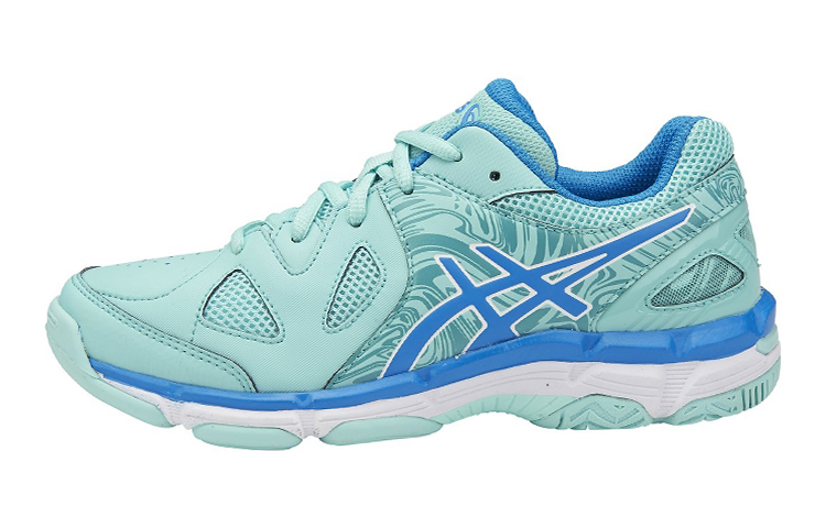 (Youth) ASICS Gel-Netburner Super 7 'Mint Blue' C702Y-6743