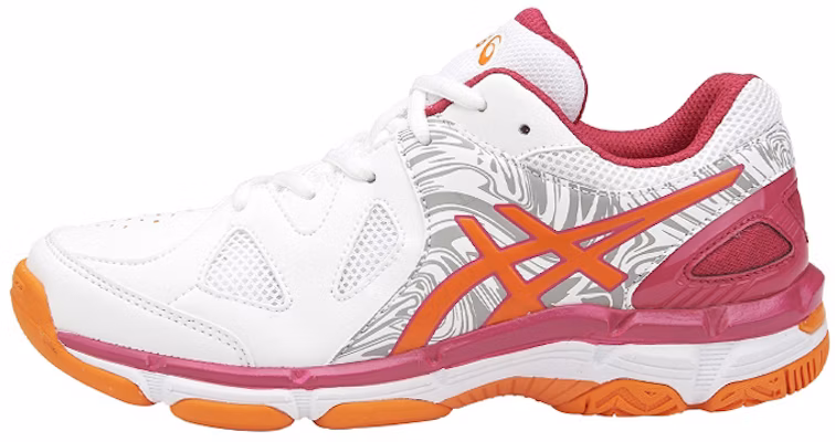(Youth) ASICS Gel-Netburner Super 7 'White Orange' C702Y-0109 Buy (Youth) ASICS Gel-Netburner Super 7 'White Orange' C702Y-0109