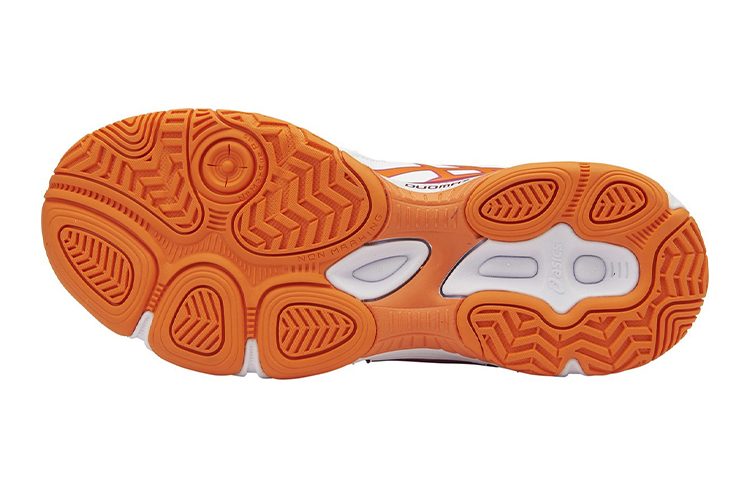 Shop (JR) 亚瑟士Gel-Netburner Super 7“白橙色” C702Y-0109