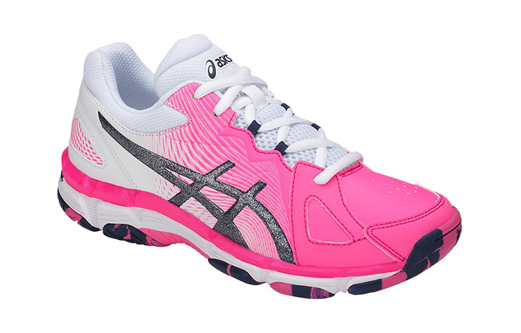 Lookbook 大童 ASICS GEL-Netburner Super 8 舒適耐磨 低幫運動排球鞋 粉紅白