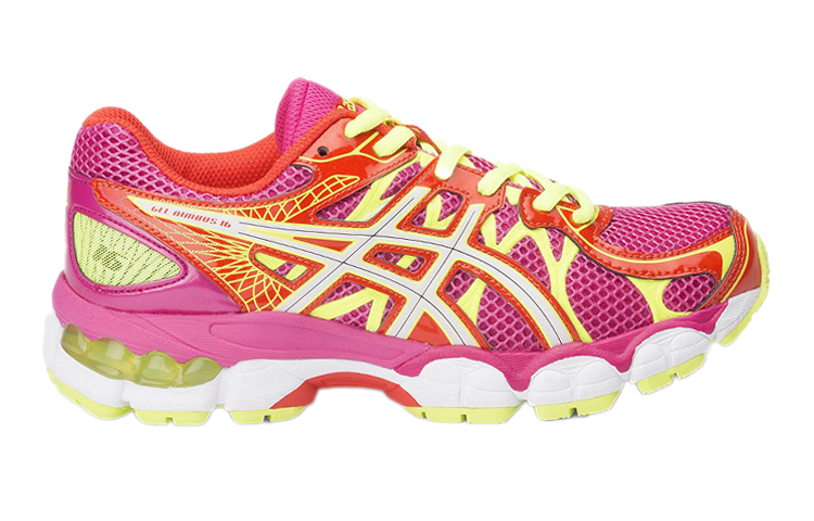 Order (JR) ASICS Gel-Nimbus 16 'Pink Yellow' - Kasut Lari Wanita Pink Kuning C433N-2001