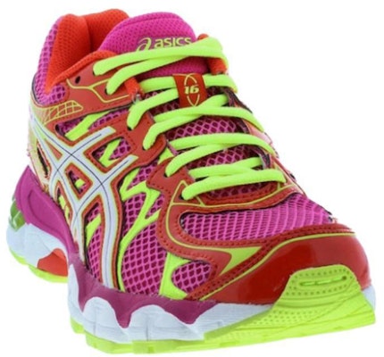 (Youth) ASICS Gel-Nimbus 16 'Pink Yellow' C433N-2001 Lookbook (Youth) ASICS Gel-Nimbus 16 'Pink Yellow' C433N-2001