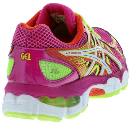 (JR) ASICS Gel-Nimbus 16 'Pink Yellow' - Kasut Lari Wanita Pink Kuning C433N-2001 Shop (JR) ASICS Gel-Nimbus 16 'Pink Yellow' - Kasut Lari Wanita Pink Kuning C433N-2001