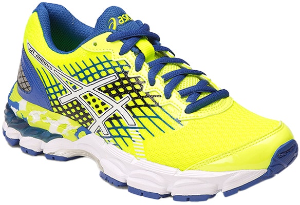 大童 Asics Gel-Nimbus 17 輕便透氣舒適 低筒跑步鞋 檸檬黃 Lookbook 大童 Asics Gel-Nimbus 17 輕便透氣舒適 低筒跑步鞋 檸檬黃