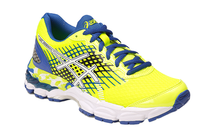 Shop 大童 Asics Gel-Nimbus 17 輕便透氣舒適 低筒跑步鞋 檸檬黃