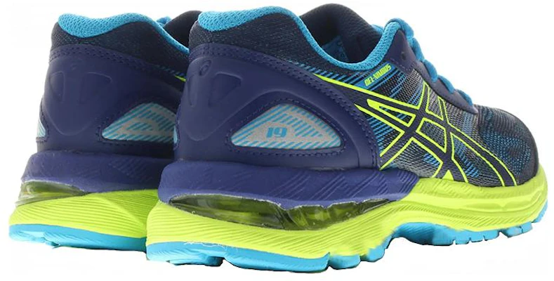 (Youth) ASICS GEL-Nimbus 19 'Blue Yellow' C706N-4907 Shop (Youth) ASICS GEL-Nimbus 19 'Blue Yellow' C706N-4907