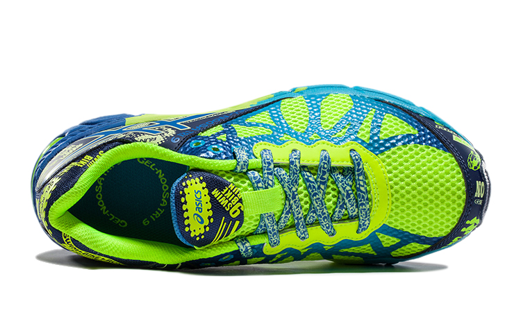 Lookbook (JR) アシックス ゲルヌーサトライ9 蛍光緑/紺 C401N-0459