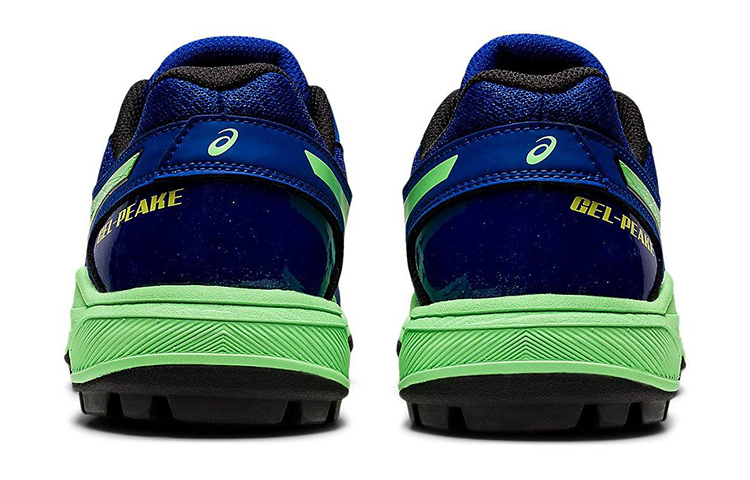 Shop 大童 Asics Gel-Peake 耐磨防滑 低筒跑步鞋 藍綠