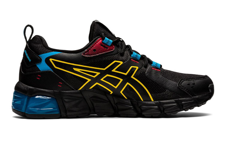 (Youth) ASICS Gel-QNTM 180 'Black Yellow' 圖 2