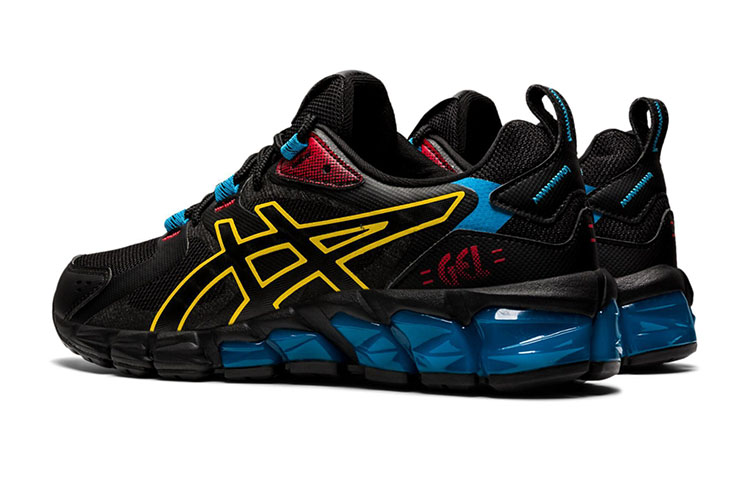 (Youth) ASICS Gel-QNTM 180 'Black Yellow' 圖 4