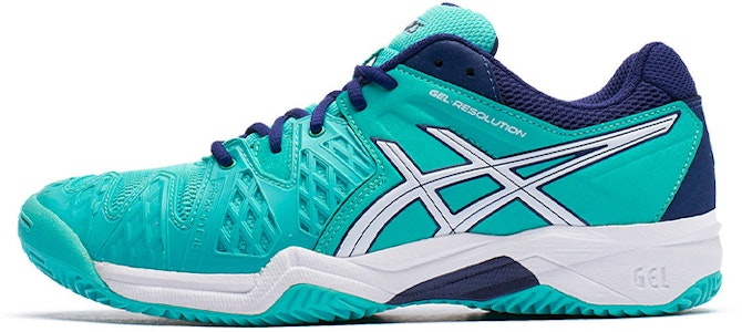 (JR) ASICS Gel-Resolution 6 Clay 'Verde Azul' C501Y-3901 Buy (JR) ASICS Gel-Resolution 6 Clay 'Verde Azul' C501Y-3901