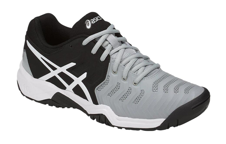 Lookbook (Youth) ASICS Gel-Resolution 7 'Black Gray' C700Y-9690