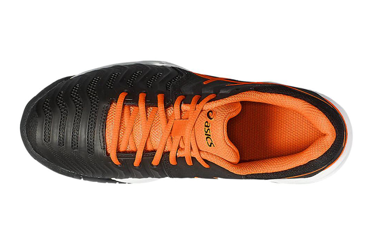 Lookbook (Youth) ASICS Gel-Resolution 7 'Black Orange' C700Y-9030