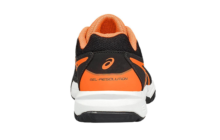 Shop (Youth) ASICS Gel-Resolution 7 'Black Orange' C700Y-9030