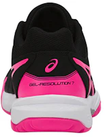Shop 亞瑟士 Gel-Resolution 7 (GS) 黑粉 跑步鞋
