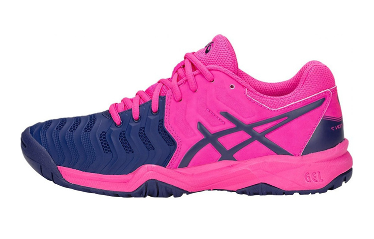 Buy 大童 Asics Gel-Resolution 7 減震耐磨舒適 低筒運動鞋 藍粉