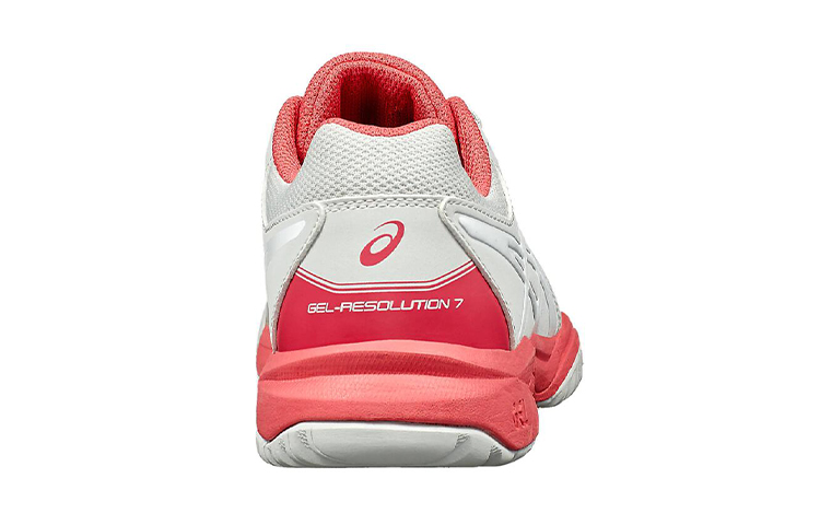 Shop (Youth) ASICS Gel-Resolution 7 'Grey Red' C700Y-9601