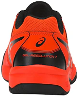 Shop 亞瑟士 Gel-Resolution 7 (GS) 紅黑色 跑步鞋