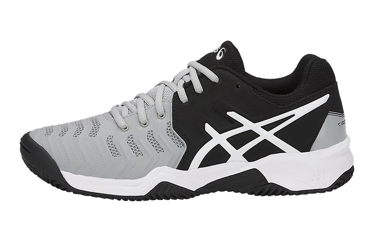 (Youth) ASICS Gel-Resolution 7 Clay 'Black Grey' C800Y-9690