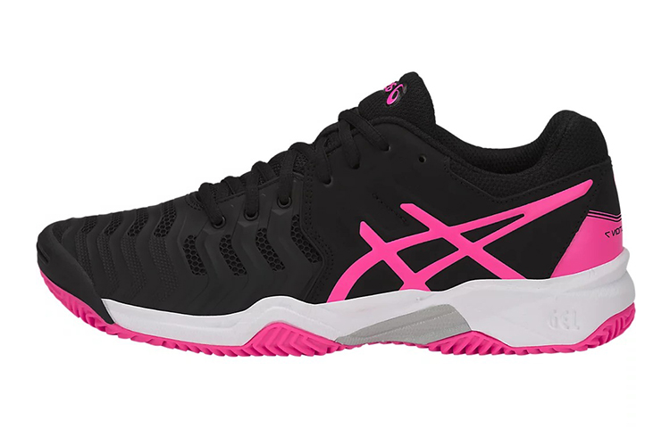 (Youth) ASICS Gel-Resolution 7 Clay 'Black Pink' C800Y-9020