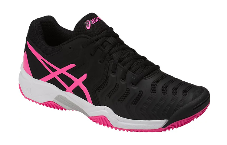 Shop (Youth) ASICS Gel-Resolution 7 Clay 'Black Pink' C800Y-9020