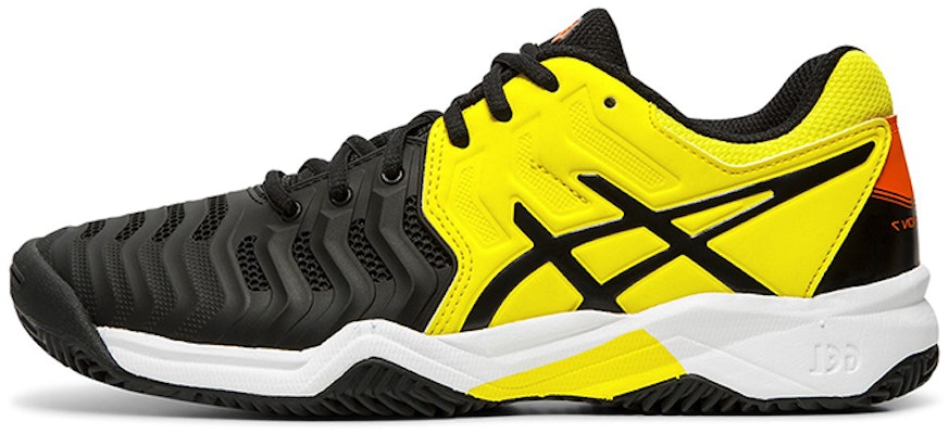(Youth) ASICS Gel-Resolution 7 Clay 'Black Yellow' C800Y-003 Buy (Youth) ASICS Gel-Resolution 7 Clay 'Black Yellow' C800Y-003
